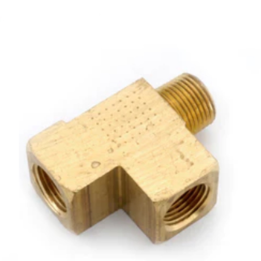 127A-A ANDERSON BRASS FITTING<BR>1/8" NPT MALE/FEMALE STREET TEE